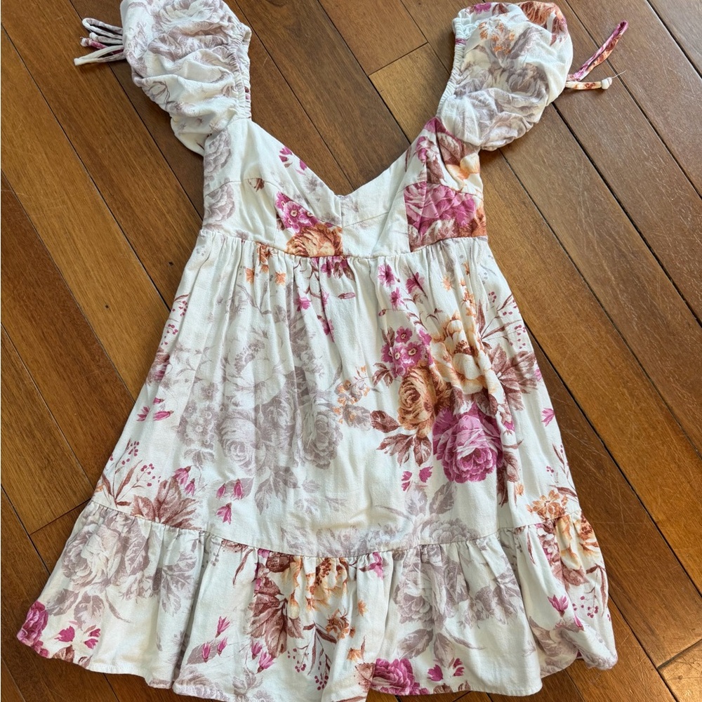 Floral Puff Sleeve Dress